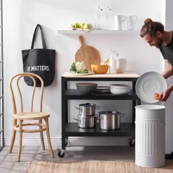 Butlers Mülleimer-ZINC Mülltonne Oskar